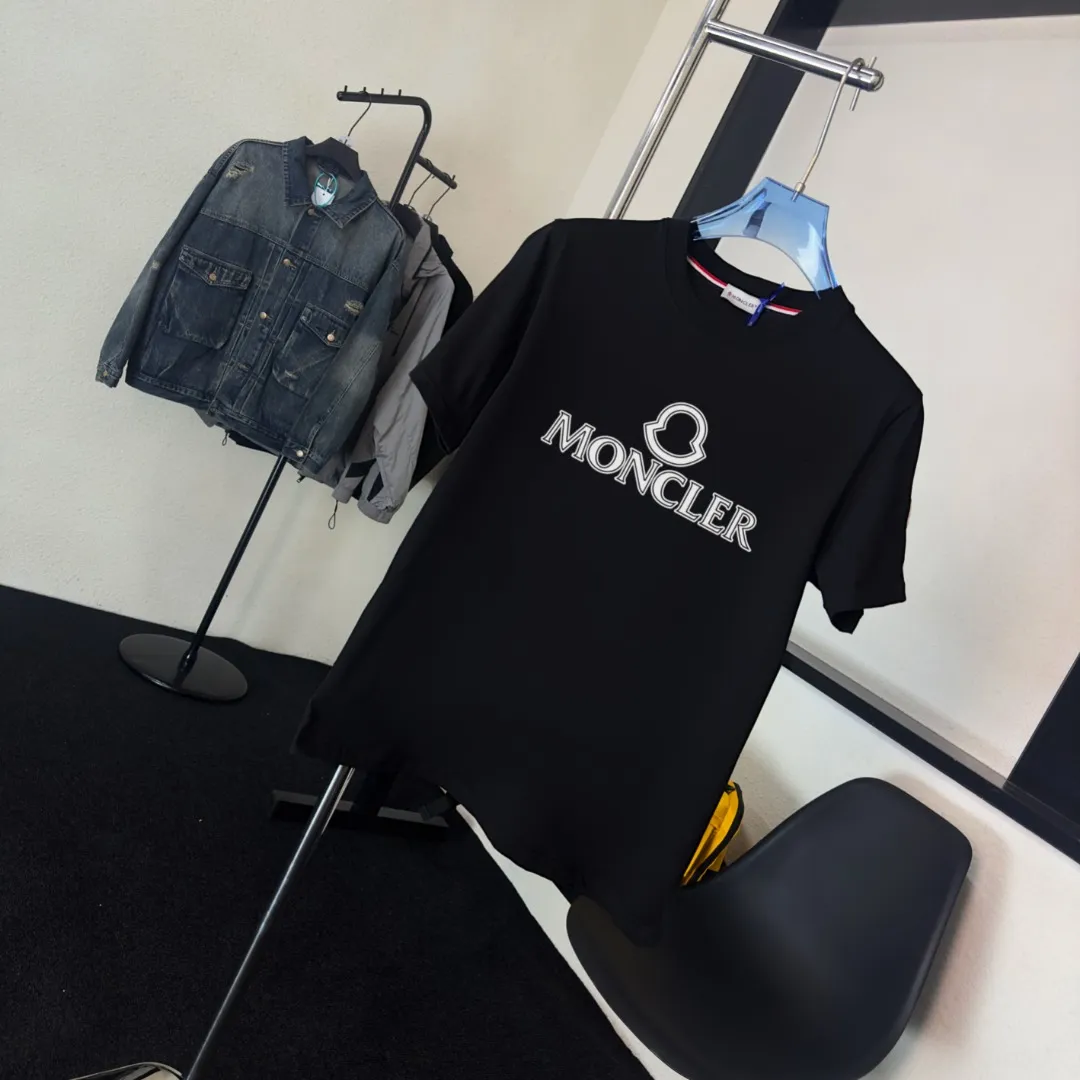 《 ~NFC ~ 》《Moncler~ 》2025New Arrival Quality T , Versatile Quality ！ ‼ 32 250G ‼ ， ， ， ， T 🤪 Sizes：S-M-L-XL-2XL ：Black，White， Same Style